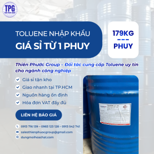 Dung Môi Toluen (Toluene C7H8, CAS 108-88-3) — Nhập Khẩu Hàn Quốc/Thái Lan