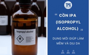 Cồn IPA (Isopropyl Alcohol) Dung Môi Giúp Làm Mềm Và Dịu Da