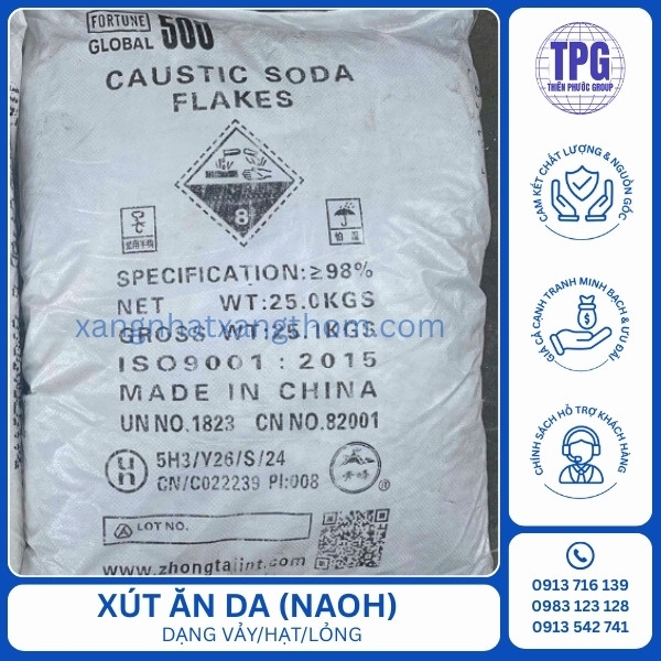 Xút Ăn Da (NAOH) - Xút Là Gì - Mua Xút Vảy, Xút Hạt, Xút Lỏng Giá Tốt