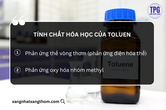 Tính chất hóa học của Toluen 