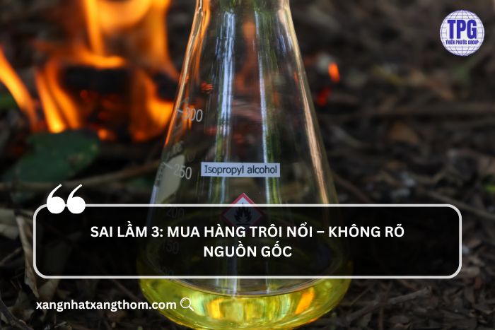 Mua hàng trôi nổi, không rõ nguồn gốc 