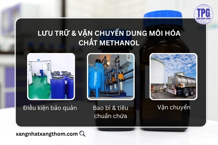 Lưu trữ & vận chuyển dung môi hóa chất Methanol