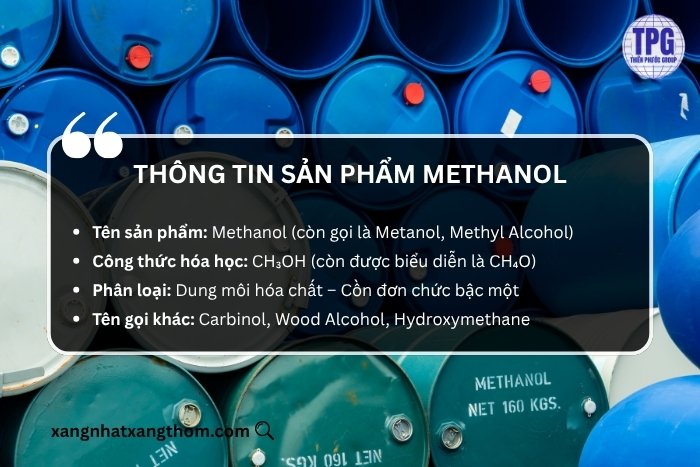 Thông tin cơ bản về dung môi hóa chất Methanol