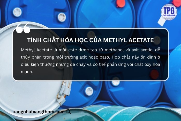 Tính chất hóa học của Methyl Acetate 