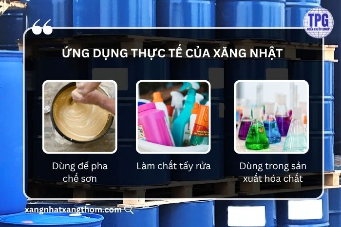 Ứng dụng của Xăng Nhật 