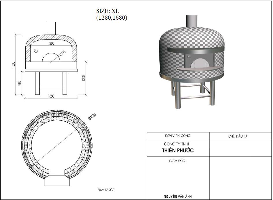 Lò pizza nướng củi