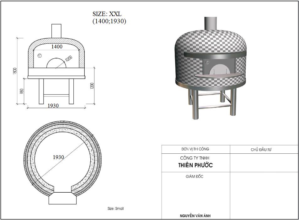 Lò pizza nướng củi