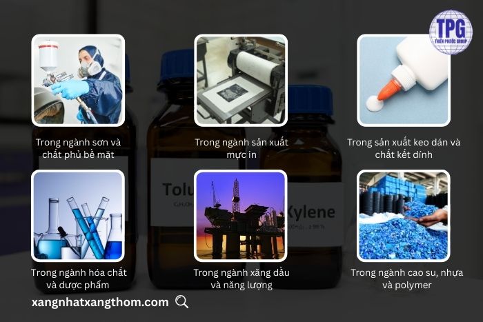 Ứng dụng của Toluene trong công nghiệp